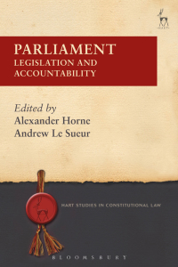 Cover image: Parliament 1st edition 9781509925414