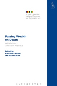 Titelbild: Passing Wealth on Death 1st edition 9781849466981