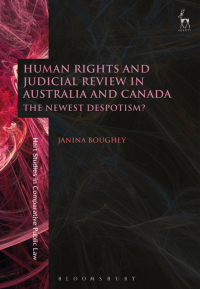 Imagen de portada: Human Rights and Judicial Review in Australia and Canada 1st edition 9781509933105