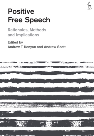 Imagen de portada: Positive Free Speech 1st edition 9781509908295
