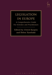 Cover image: Legislation in Europe 1st edition 9781509908752