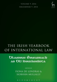 Cover image: The Irish Yearbook of International Law, Volume 9, 2014 1st edition 9781509909186