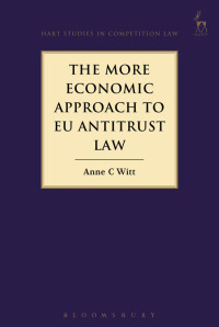 Omslagafbeelding: The More Economic Approach to EU Antitrust Law 1st edition 9781849466967