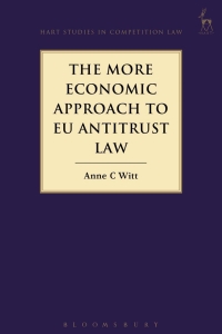 Cover image: The More Economic Approach to EU Antitrust Law 1st edition 9781849466967