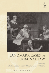 Titelbild: Landmark Cases in Criminal Law 1st edition 9781509932153
