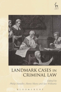 Cover image: Landmark Cases in Criminal Law 1st edition 9781509932153