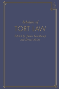 Cover image: Scholars of Tort Law 1st edition 9781509952083