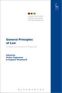 Imagen de portada: General Principles of Law 1st edition 9781509933099