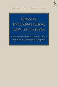 Cover image: Private International Law in Nigeria 1st edition 9781509911134