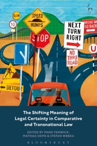 Cover image: The Shifting Meaning of Legal Certainty in Comparative and Transnational Law 1st edition 9781509911257