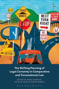 Cover image: The Shifting Meaning of Legal Certainty in Comparative and Transnational Law 1st edition 9781509911257