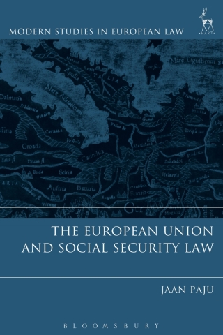 Cover image: The European Union and Social Security Law 1st edition 9781509911578
