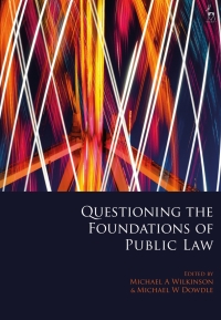 Cover image: Questioning the Foundations of Public Law 1st edition 9781509911677