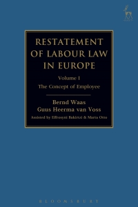 Cover image: Restatement of Labour Law in Europe 1st edition 9781509912445