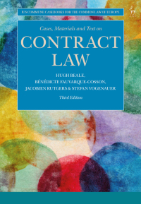 Cover image: Cases, Materials and Text on Contract Law 1st edition 9781509912575