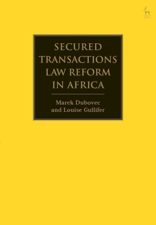 Cover image: Secured Transactions Law Reform in Africa 1st edition 9781509913077