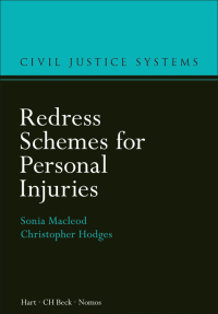 Cover image: Redress Schemes for Personal Injuries 1st edition 9781509916610