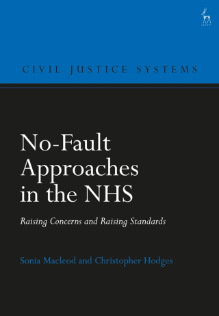 Cover image: No-Fault Approaches in the NHS 1st edition 9781509960880