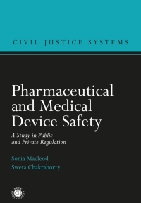 Cover image: Pharmaceutical and Medical Device Safety 1st edition 9781509916696
