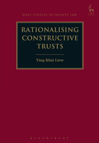 Imagen de portada: Rationalising Constructive Trusts 1st edition 9781849465960