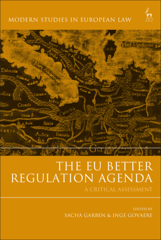 Imagen de portada: The EU Better Regulation Agenda 1st edition 9781509941131