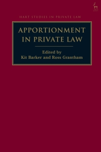 Cover image: Apportionment in Private Law 1st edition 9781509944941