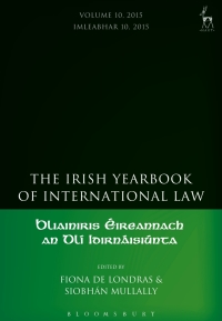 Imagen de portada: The Irish Yearbook of International Law, Volume 10, 2015 1st edition 9781509918140