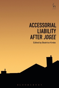 Imagen de portada: Accessorial Liability after Jogee 1st edition 9781509953523