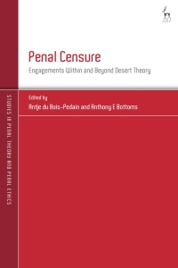 Cover image: Penal Censure 1st edition 9781509945672