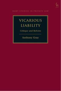Cover image: Vicarious Liability 1st edition 9781509920235