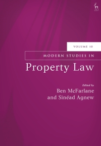 Imagen de portada: Modern Studies in Property Law, Volume 10 1st edition 9781509921379