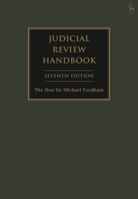 Titelbild: Judicial Review Handbook 1st edition 9781509922833
