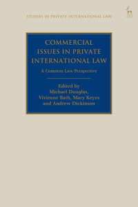 Imagen de portada: Commercial Issues in Private International Law 1st edition 9781509922871