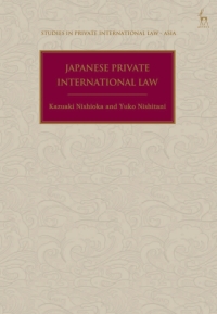 صورة الغلاف: Japanese Private International Law 1st edition 9781509924295
