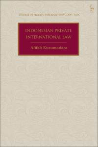 Imagen de portada: Indonesian Private International Law 1st edition 9781509924332