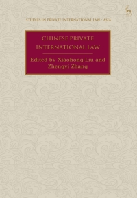 صورة الغلاف: Chinese Private International Law 1st edition 9781509924370
