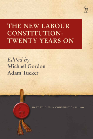 Cover image: The New Labour Constitution 1st edition 9781509924646