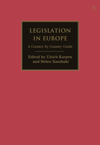 صورة الغلاف: Legislation in Europe 1st edition 9781509924714