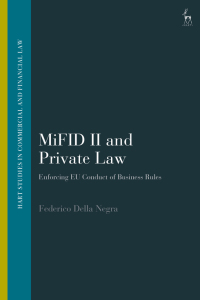 Imagen de portada: MiFID II and Private Law 1st edition 9781509946266