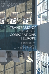 Immagine di copertina: Transparency of Stock Corporations in Europe 1st edition 9781509952779