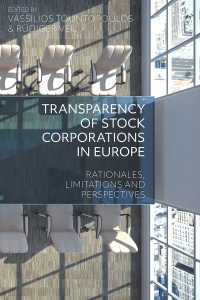 Cover image: Transparency of Stock Corporations in Europe 1st edition 9781509952779