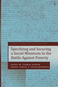 表紙画像: Specifying and Securing a Social Minimum in the Battle Against Poverty 1st edition 9781509926022