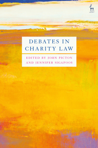 Imagen de portada: Debates in Charity Law 1st edition 9781509926831