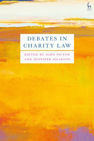Imagen de portada: Debates in Charity Law 1st edition 9781509926831