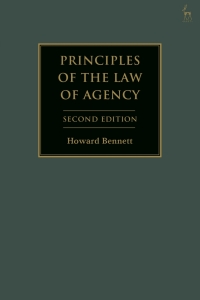 Cover image: Principles of the Law of Agency 2nd edition 9781509926992