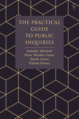 Imagen de portada: The Practical Guide to Public Inquiries 1st edition 9781509928347
