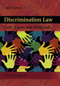 Cover image: Discrimination Law 3rd edition 9781509966592