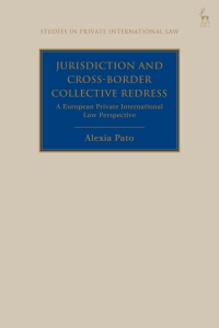 Imagen de portada: Jurisdiction and Cross-Border Collective Redress 1st edition 9781509930296