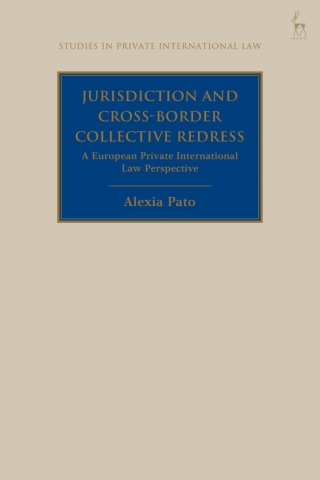 Imagen de portada: Jurisdiction and Cross-Border Collective Redress 1st edition 9781509930296