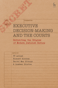 Cover image: Executive Decision-Making and the Courts 1st edition 9781509930333